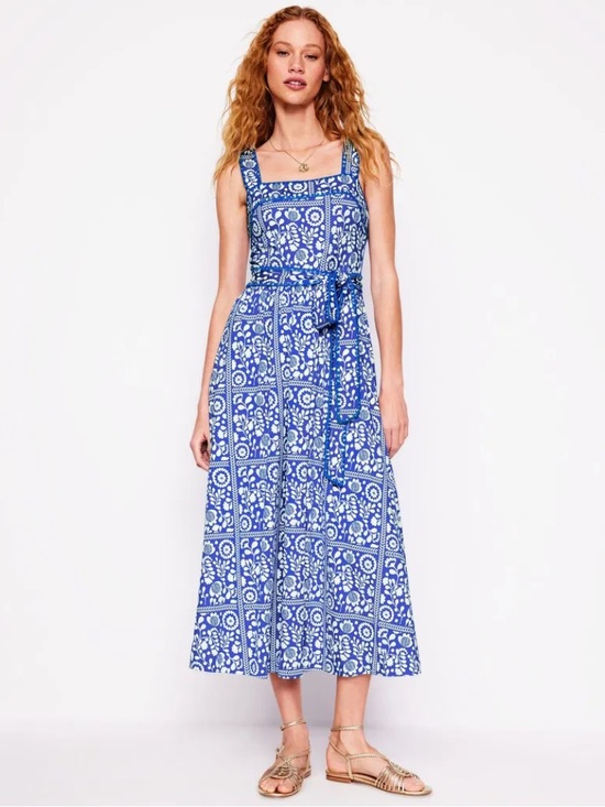 Boden Dresses & Skirts - Boden Square Neck Seam Midi Dress